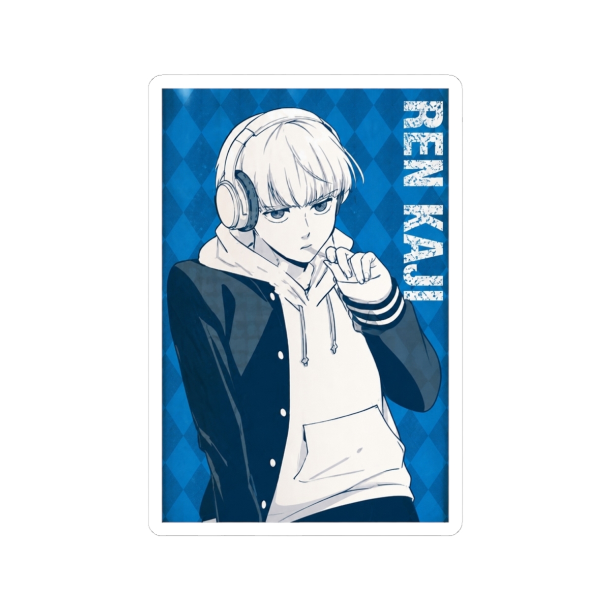 Ren Kaji Wind Breaker Sticker - alternate angle 1, merchandise
