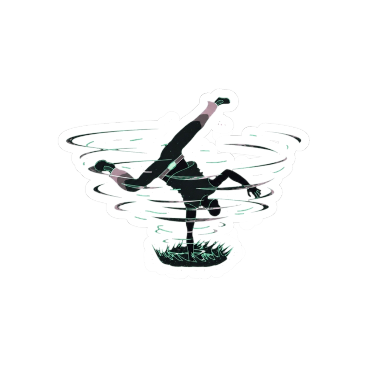 Wind Breaker Sticker | Bold Vinyl Decal for Everyday Gear - alternate angle 3, merchandise