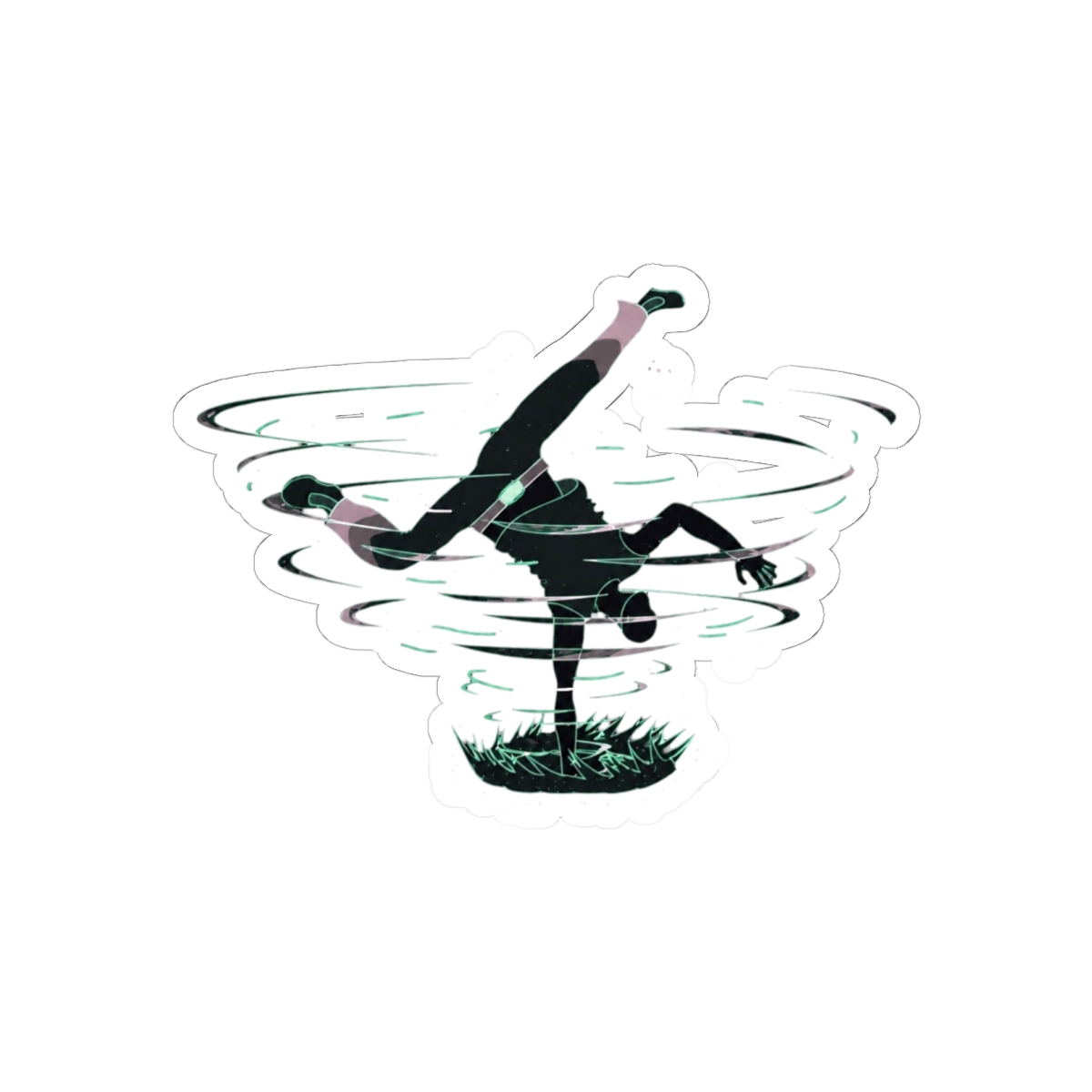 Wind Breaker Sticker | Bold Vinyl Decal for Everyday Gear