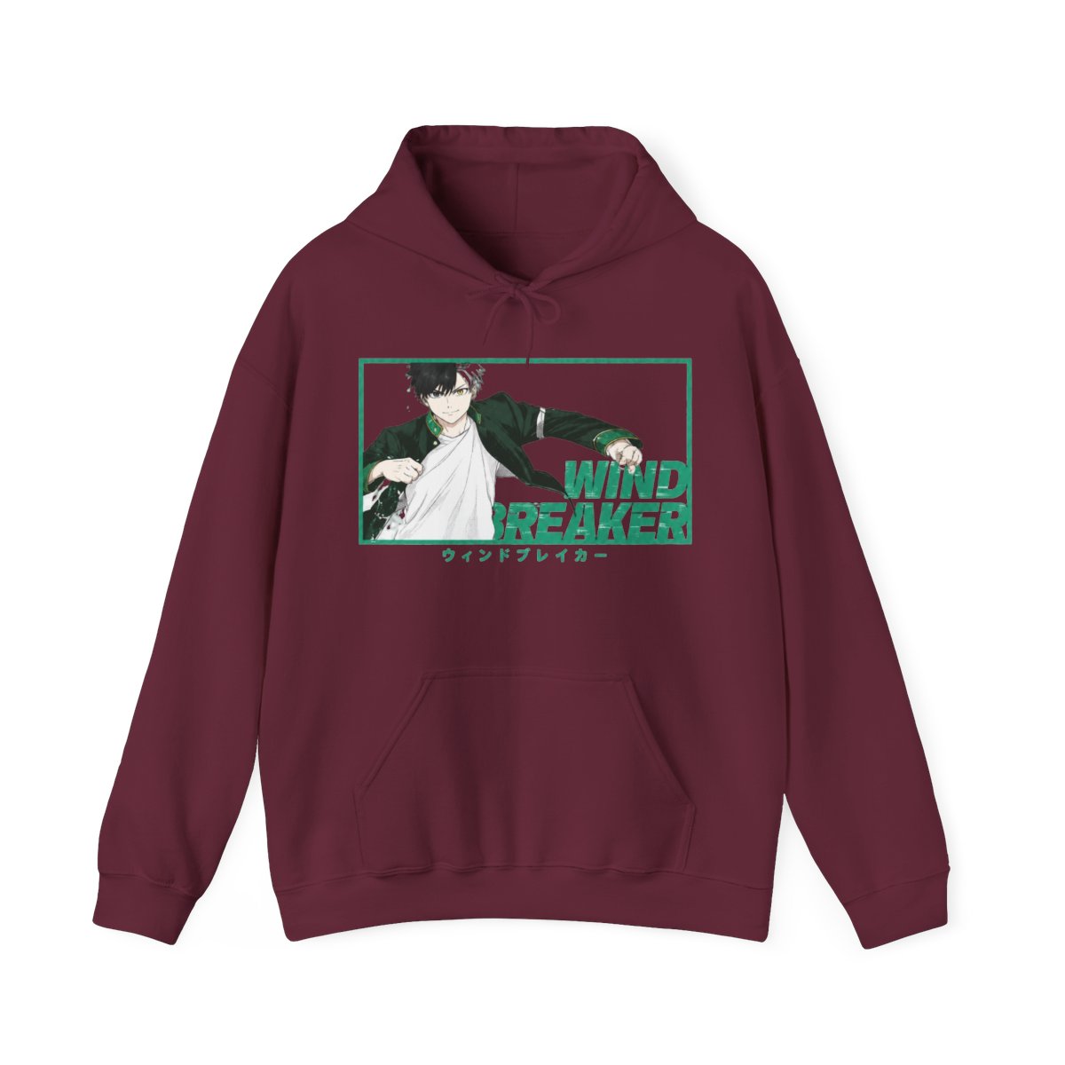 Anime Wind Breaker Hoodie Costume Sweater Hoody Jacket Hoodie Pullover Fleece - alternate angle 3, merchandise